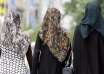 Moslimvrouwen met hoofddoek